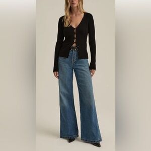 Favorite Daughter The Masha high-rise wide leg jeans